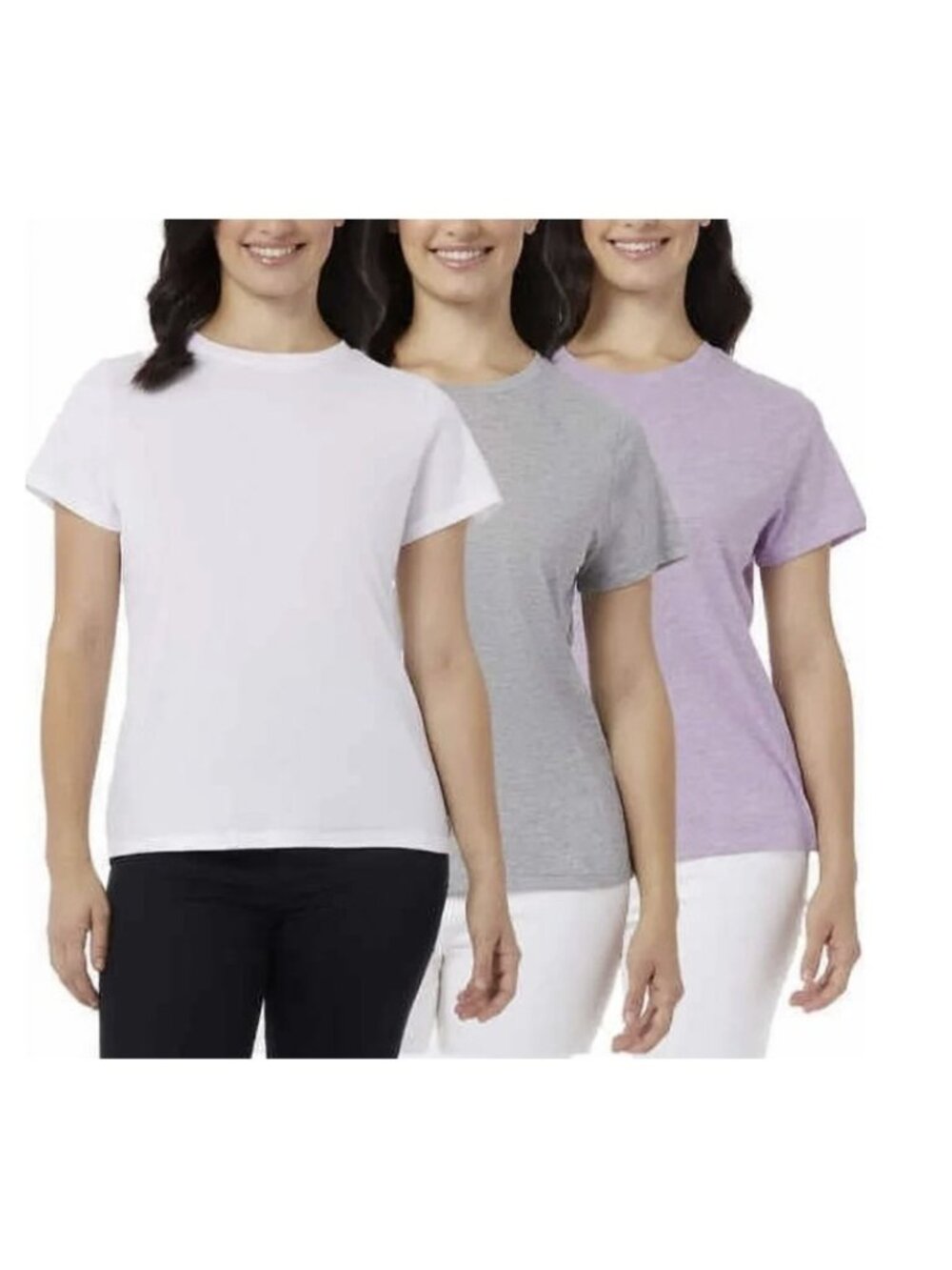 32 Degree Cool Women Ultra Soft Cotton Blend Relaxed Fit Tee Shirt New 3 pack XL